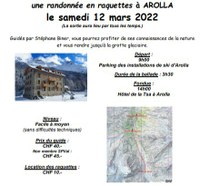 Randonnée Raquettes à Arolla