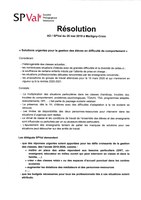 Résolutions AD SPVal 25 mai 2019