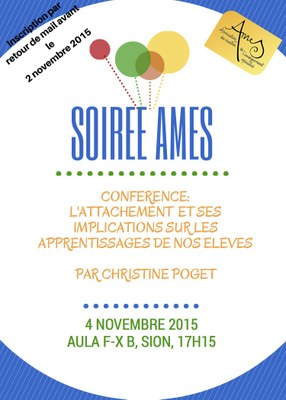 Flyer soirée AMES, 04.11.2015