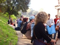 repos avant l'attaque du Colisée