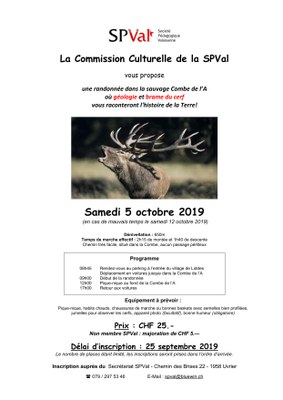 Image affiche brame du cerf 5.10.2019