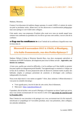 Cap confiance texte 08.11.2017