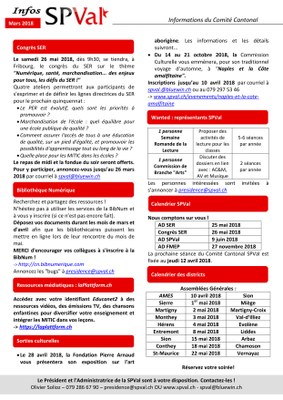 Bulletin infos SPVal mars 2018 verso