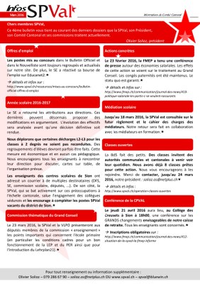 Bulletin infos SPVal de mars 2016 recto