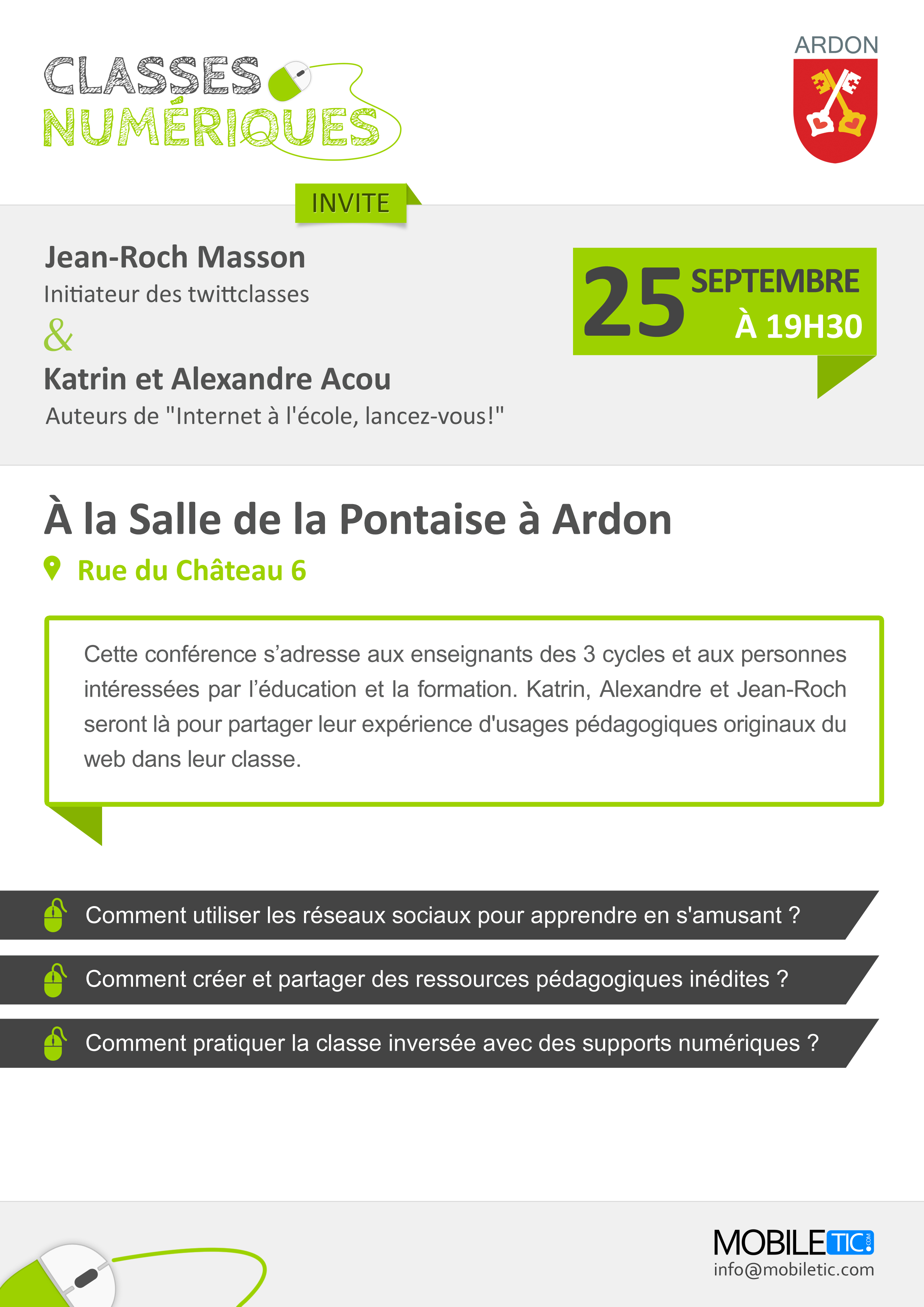 Conférence Ardon 2015
