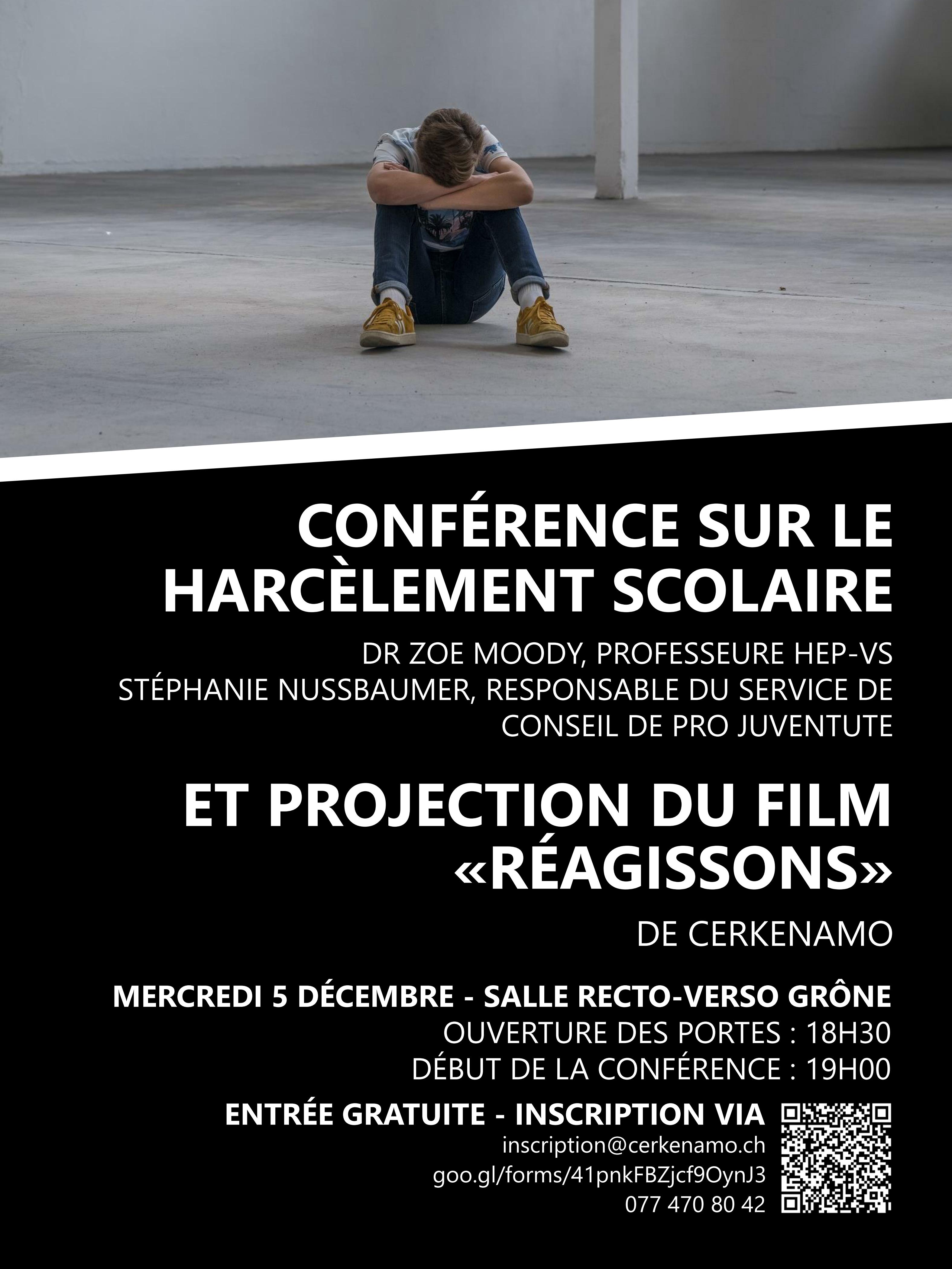 Conference Film Harcelement 5.12.2018