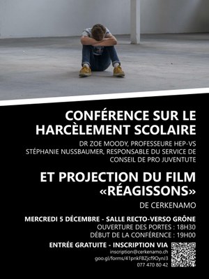 Conference Film Harcelement 5.12.2018