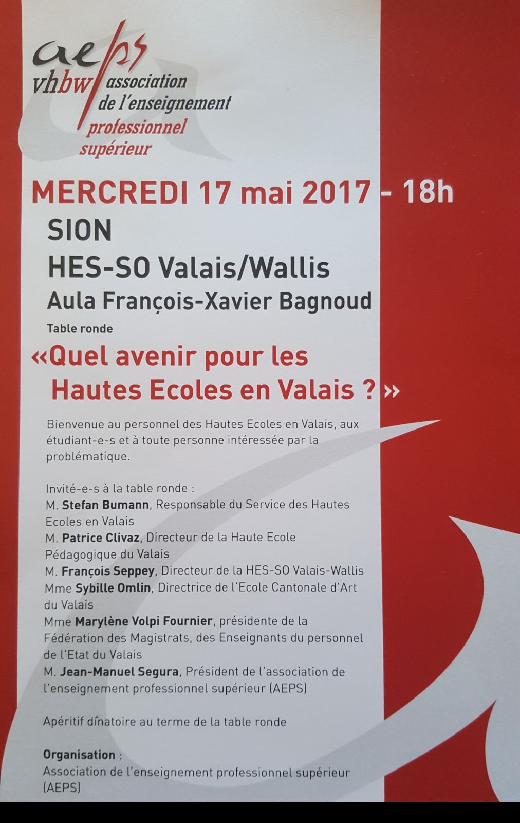 Conférence HES-SO Valais