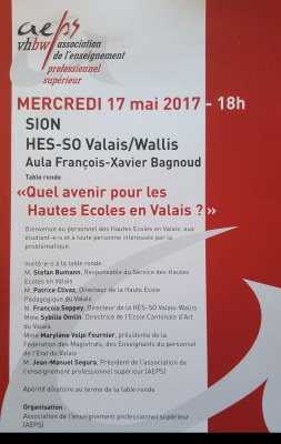 Conférence HES-SO Valais