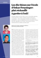 Les 10 thèses sur l'école d'Oskar Freysinger : plat réchauffé à garder à l'œil !