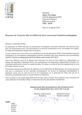 Lettre FMEP