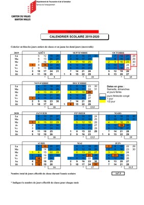 Plan scolarité 19-20